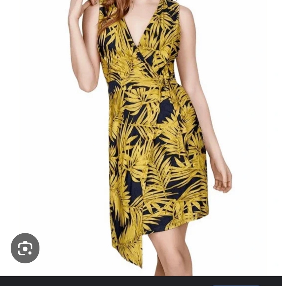 Hutch Fern Wrap Asymmetrical Dress 1x